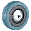 2'' bolt hole grey rubber caster with brake